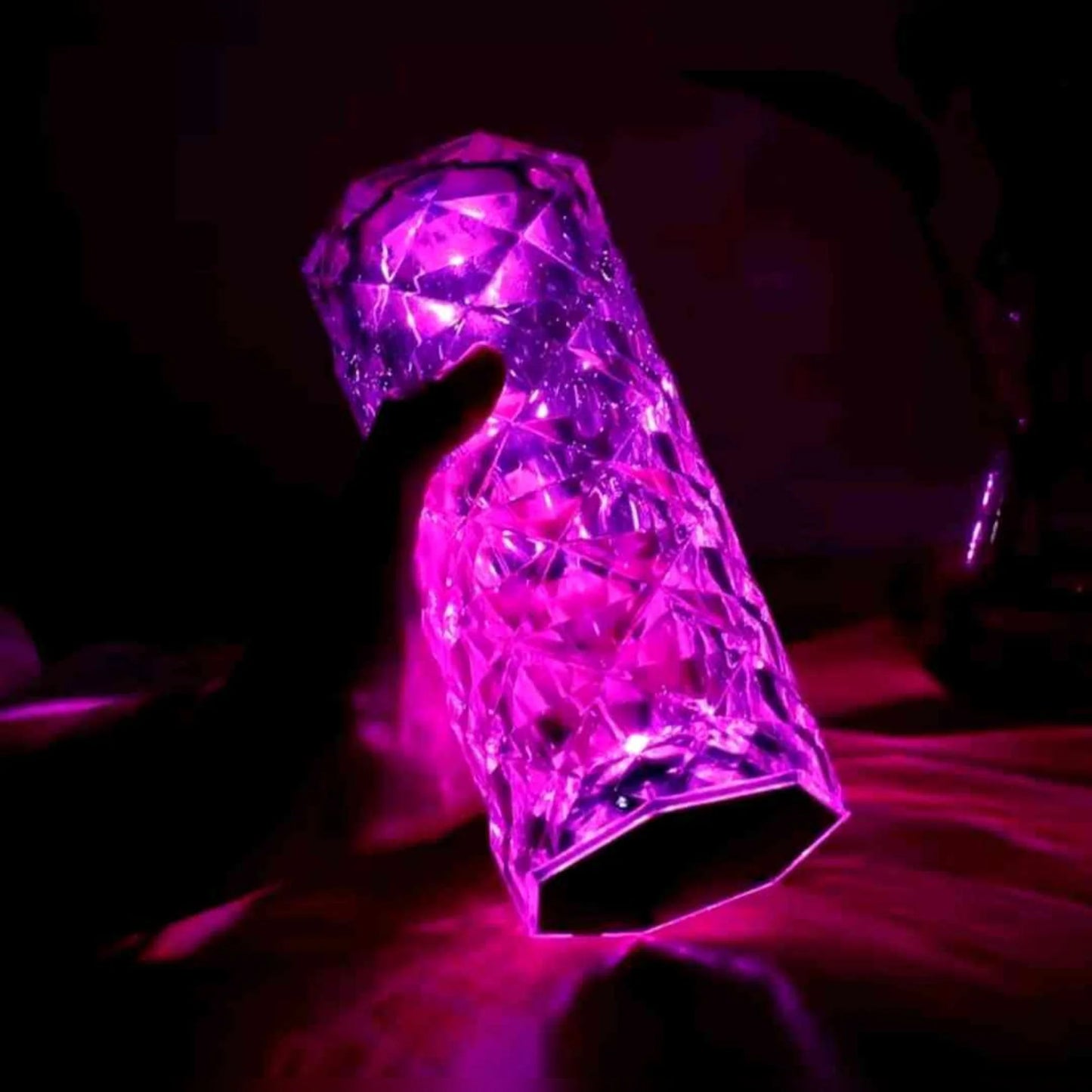 Crystal Rose Flower Lamp – Cool, Warm & Mix Light