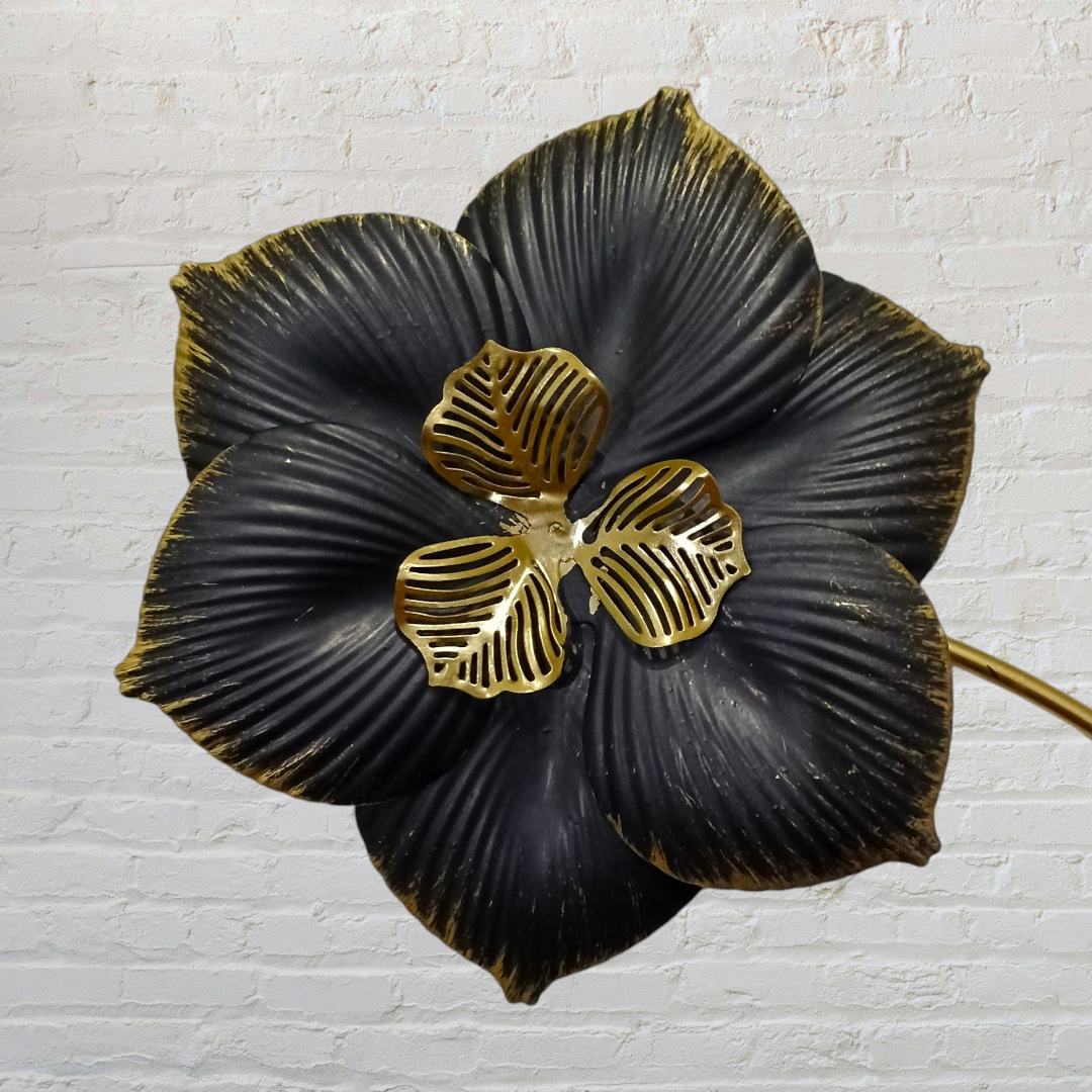 Metal Floral Wall Hanging Piece