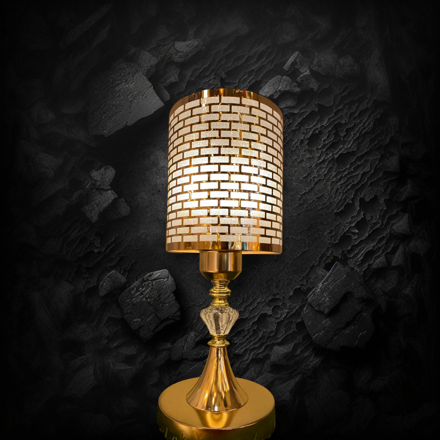 Luxury Golden Corner Table Lamp