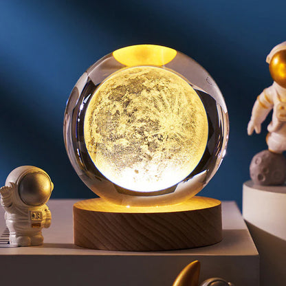 3D Galaxy Crystal Ball Night Lamp – A Universe of Light