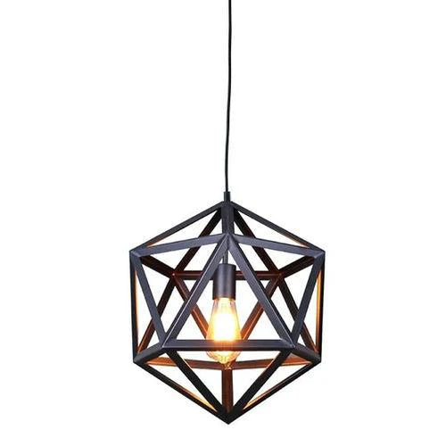 Hexagon Lamp, Geometric Lamp, Hanging Lamp, Ceiling Lamp, Hexagon Shape Hanging Light