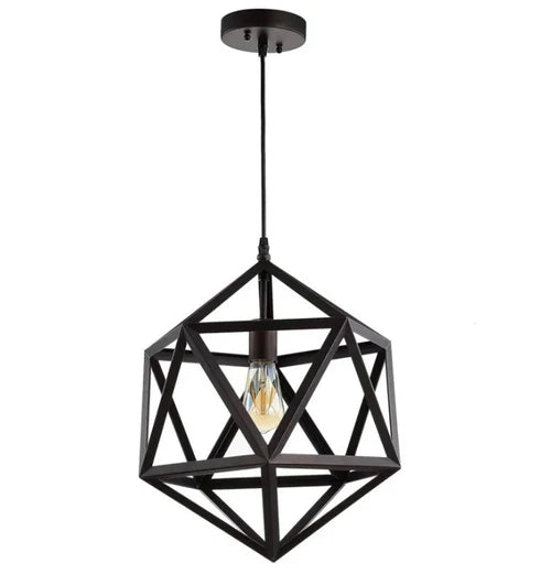 Hexagon Lamp, Geometric Lamp, Hanging Lamp, Ceiling Lamp, Hexagon Shape Hanging Light