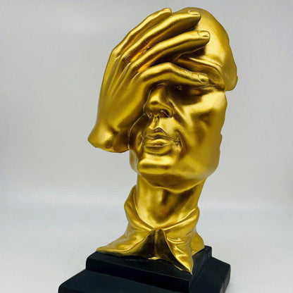 Abstract Thinker Art Statue