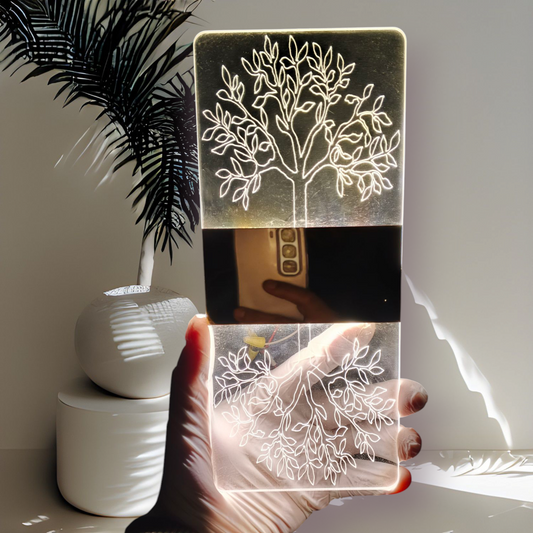 Tree - 3-in-1 Cool Warm Acrylic Wall Light