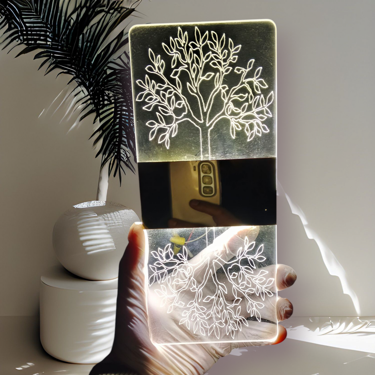 Tree - 3-in-1 Cool Warm Acrylic Wall Light